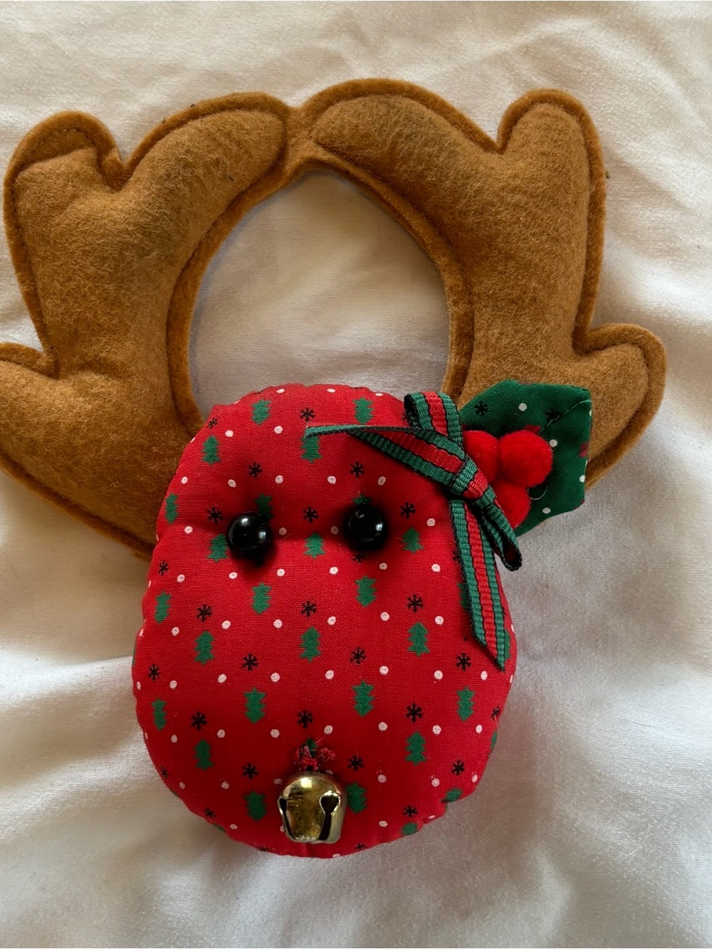 Vintage Avon Jolly Reindeer Door Knob Trimmer-Hanger